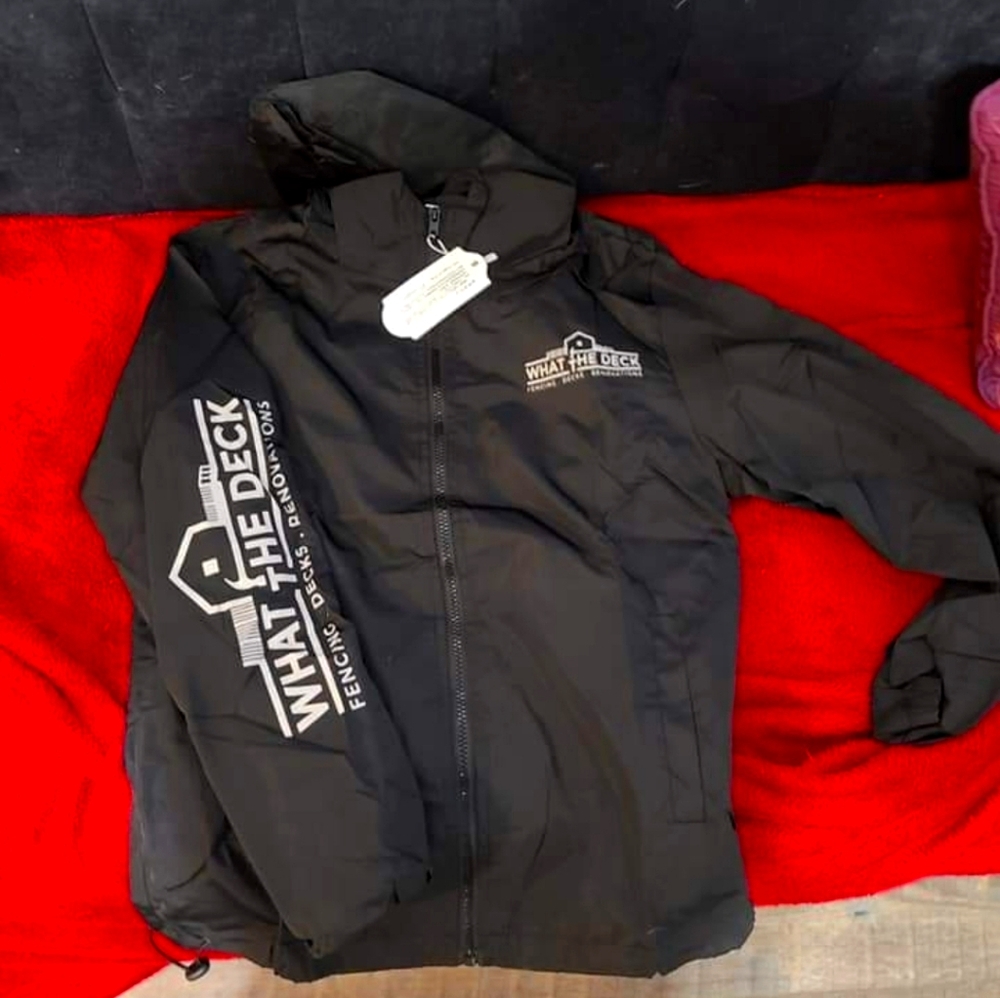 Support local!! Aburg,ON business wind breakers